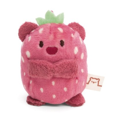 Nici My Mochi Kuscheltier Bär Nomo Erdbeere 5cm pink - Stofftier aus weichem Plü