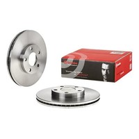 2X Brembo Bremsscheiben 282Mm InnenbelÜFtet Vorne Passend FÜR VW Passat