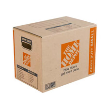 16 In. L X 10 In. W X 12 In. D Heavy-Duty Small Moving Shipping and Packing Box