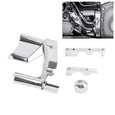 Chrome Nacelle Oil Line Cover For Harley Softail FXST Fat Boy FLSTF Night