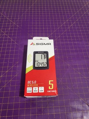 Sigma BC 5.0 Wireless Fahrradcomputer Funk Tachometer Radcomputer Neu_0,09_5