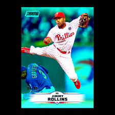 2025 Topps Stadium Club JImmy Rollins Turquoise #176 Philadelphia Phillies /99