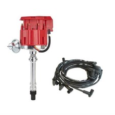 Hei Distributor Wsuper Cap Msd Wire Kit Sbcbbc Red Hei Distributor Wsuper Cap Msd Wire Kit Sbcbbc Red