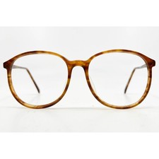 Vintage Tortoise Shell Round Eyeglasses Frames LG NO 34 BLO 135