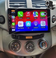 For Toyota RAV4 2007-2012 Apple Carplay Android 15 Car Stereo Radio GPS WIFI Cam