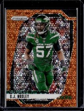 2024 Panini Prizm #227 C.J. Mosley Orange Disco Prizm
