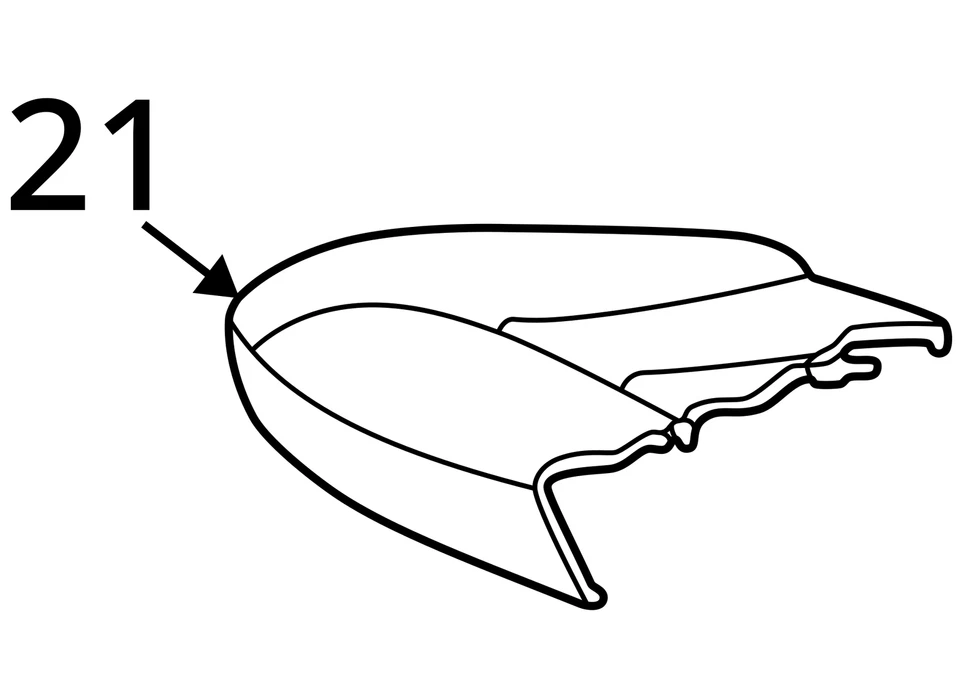 ADEQUADO PARA 2000 SATURN LS1 LS2 CAPA ASM D/SEAT & P/SEAT 22688862 - NOVO FABRICANTE DE EQUIPAMENTO ORIGINAL 22688862 - Imagem 3 de 3