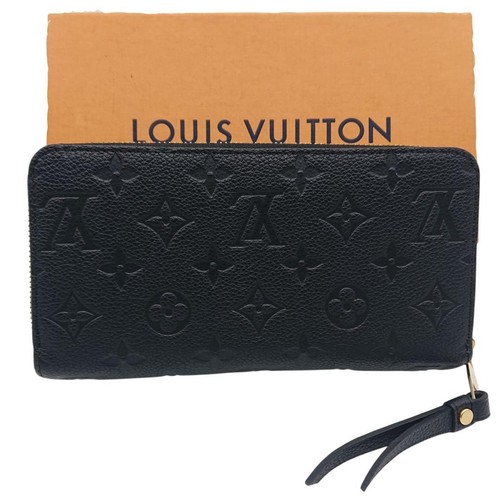 Louis Vuitton Zippy Wallet Empreinte M61864 with Box for Gift