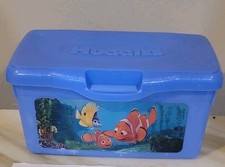 Vintage Y2k Disney Finding Nemo Huggies Blue Baby Diaper Wipes Container Box