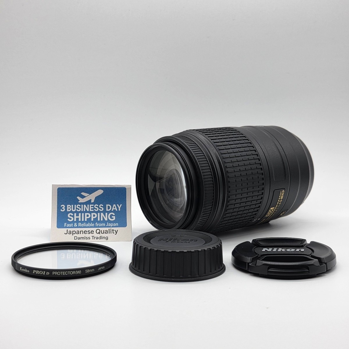 Nikon DX AF-S NIKKOR 55-300mm F4.5-5.6G ED AF Near Mint From Japan