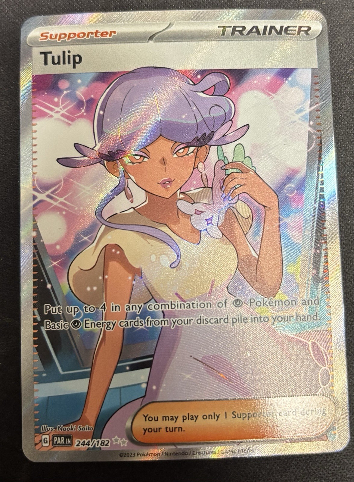 Tulip 244/182 Ultra Rare Paradox Rift Pokemon Near Mint