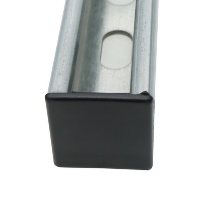 Abeicy 60 Pack 1-5/8'' x Strut Channel End Caps, x 1-5/8'', Black 