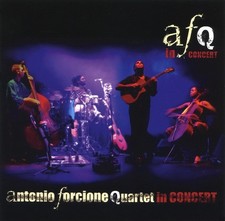 Very Rare ANTONIO FORCIONE QUARTET : In Concert. 2007 Naim CD. NAIMCD099