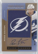 2021 Black Diamond Rookie Team Logo Full 85/99 Ross Colton Jumbo Patch Auto 4k8