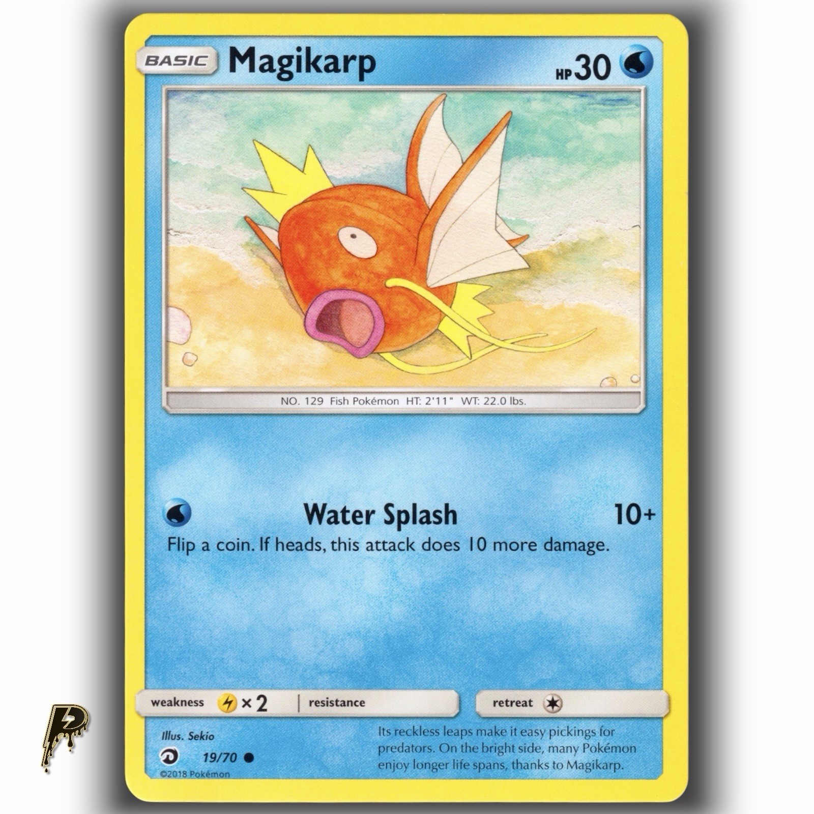 Pokemon Dragon Majesty Magikarp 19/70 Non Holo Common Card M/NM