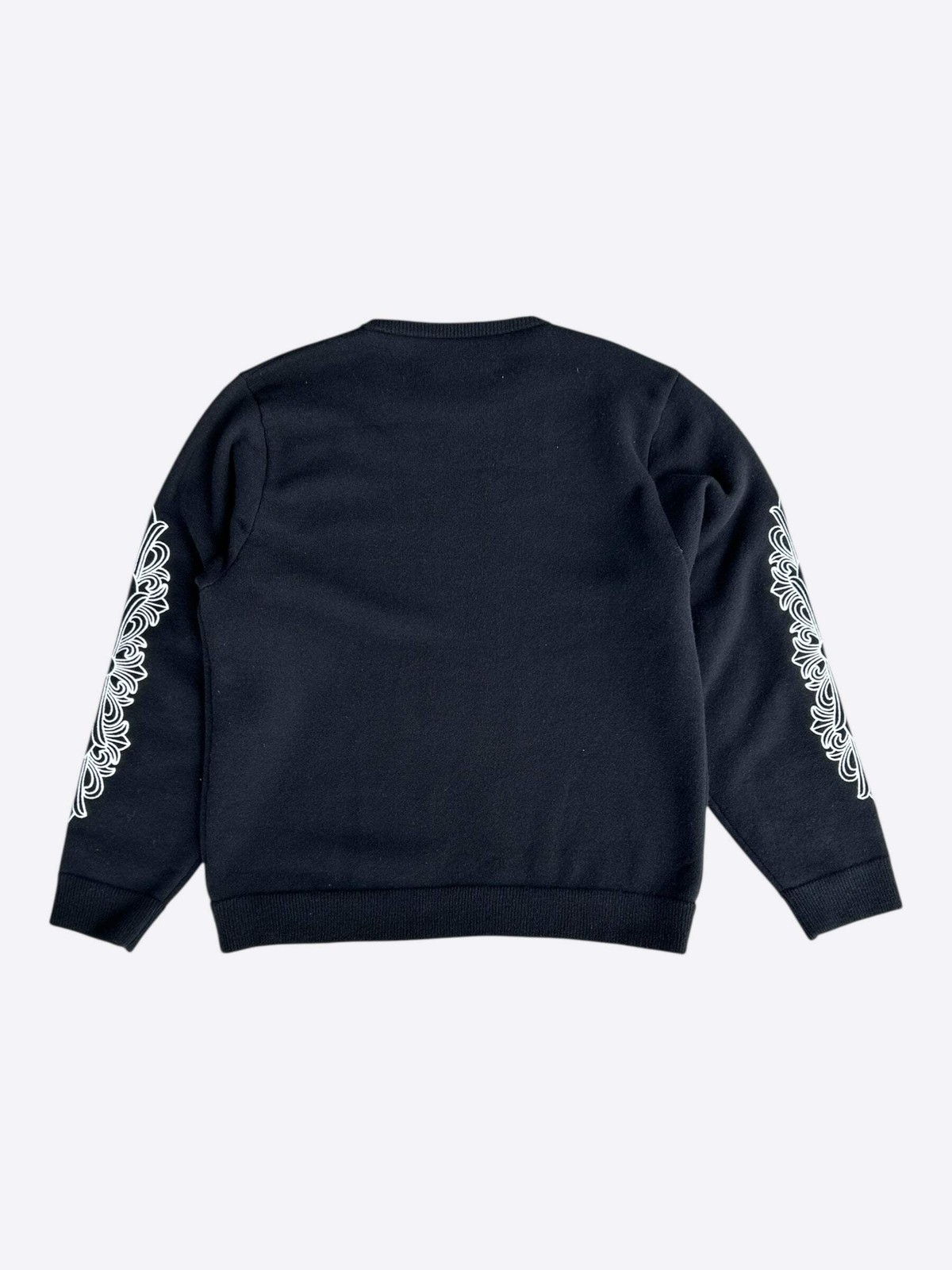 Chrome Hearts Black & White Floral Cashmere Sweater thumbnail 2