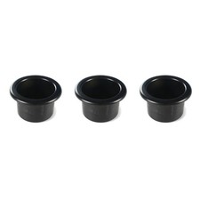3x Black Plastic Cup Holders Fit For Boat Rv Car Truck Inserts Universal Size 3x Black Plastic Cup Holders Fit For Boat Rv Car Truck Inserts Universal Size