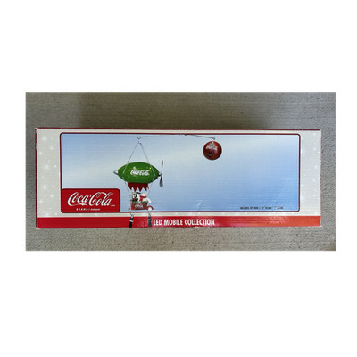 Coca-Cola LED Mobile Collection Ornament Blimp Globe Vintage Soda Theme