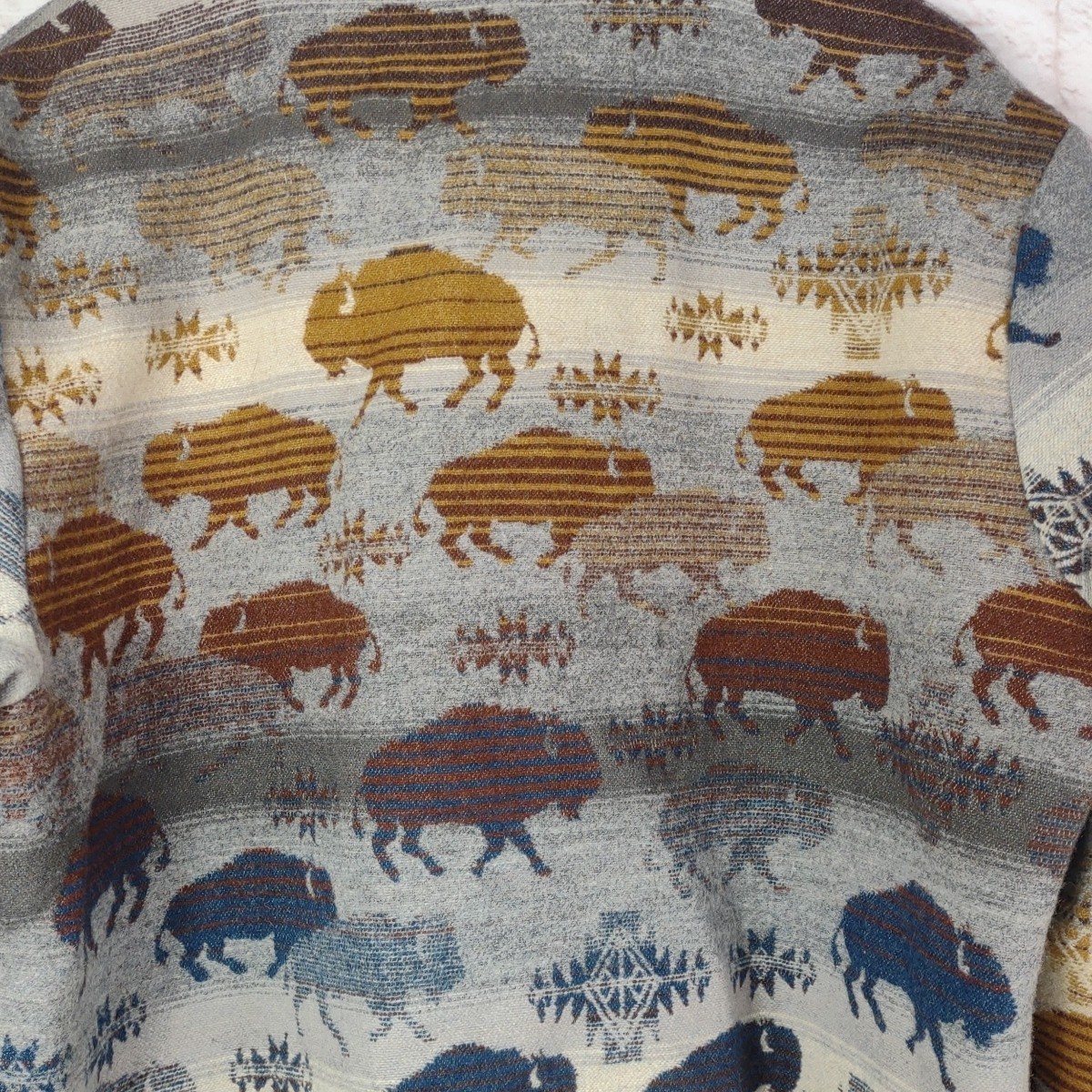 Pendleton Wool Bomber Jacket Full Zip Buffalo Cro… - image 7