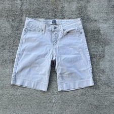 Levi Strauss  Co. Signature Girls Denim Shorts Khaki Beige Size 6
