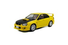 Solido Subaru Impreza WRX STI 2003 Yellow – 1:18 Diecast Model JDM Rally Icon Co