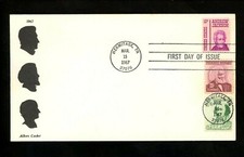 US FDC #1286 Albers Cachet M-2 1967 TN Andrew Jackson Prominent Americans Combo