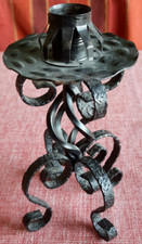 Kute żelazo świecznik ręcznie robiona dekoracja prezent świeca lite żelazo unikat