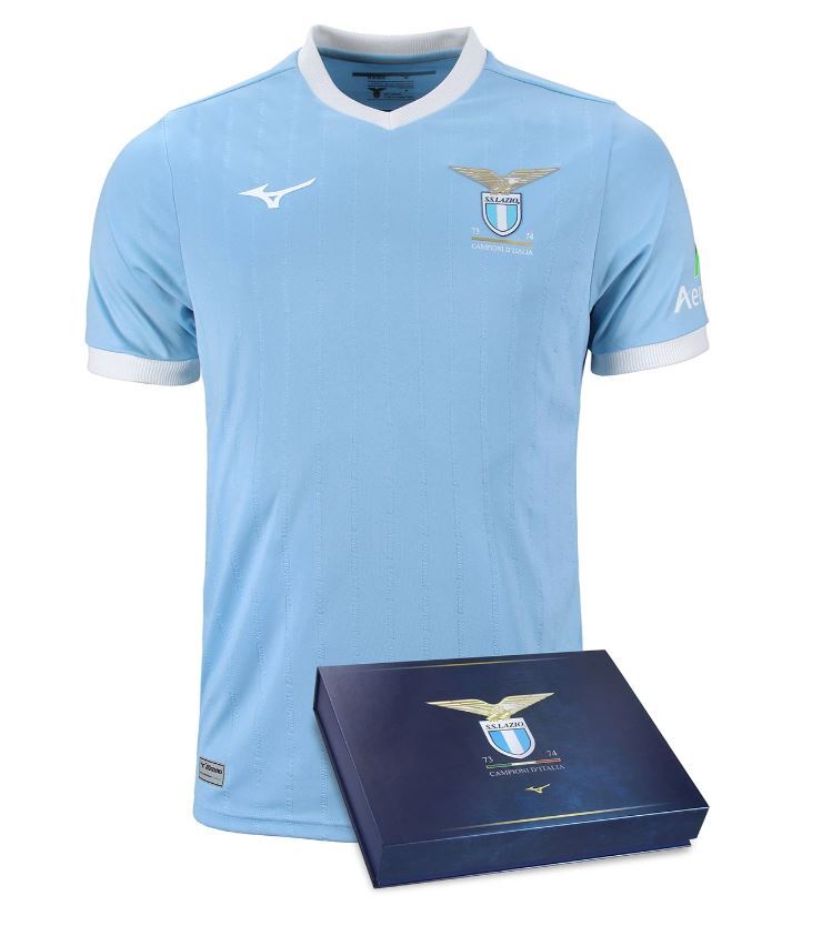 訳あり商品 Lazio Ss Jersey With - 1973/74 Scudetto Anniversary 50Th ウェア