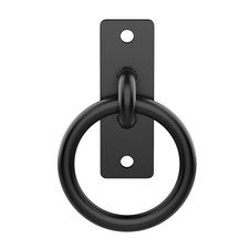 Heavy Duty solid steel cross tie ring for horses, Multi-Purpose tie down ring