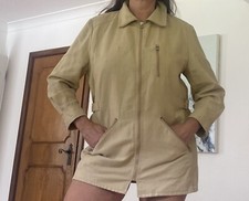 Fendi Linen Safari Jacket Size L/xl 14/16 Uk