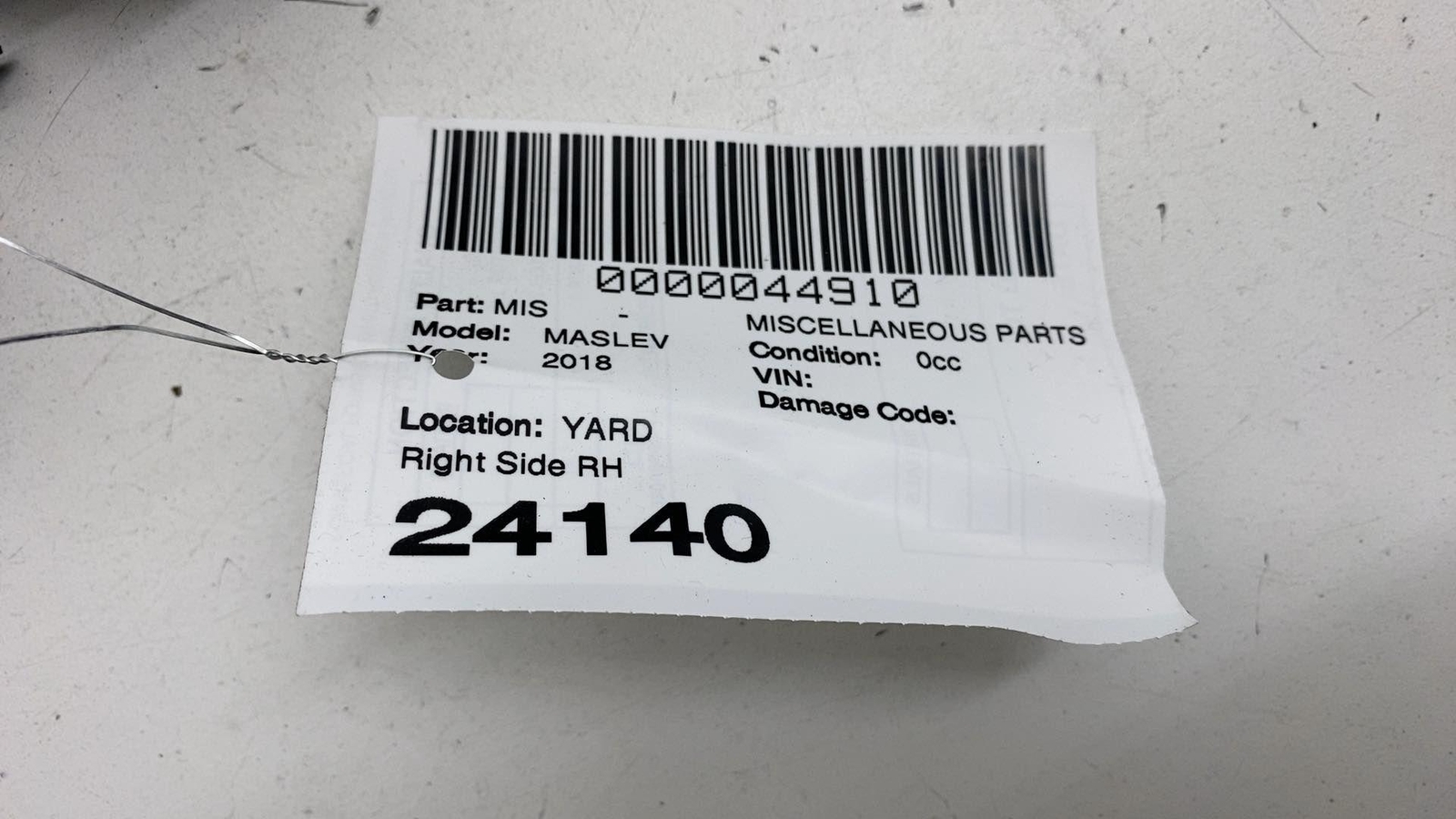 ⭕17-20 Maserati Levante Front Passenger Side Seat Belt Retractor Right 634208200