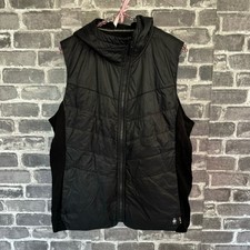 Smartwool Smartloft 60 Hoodie Vest Black Nylon Merino Wool Size Xl Xlarge