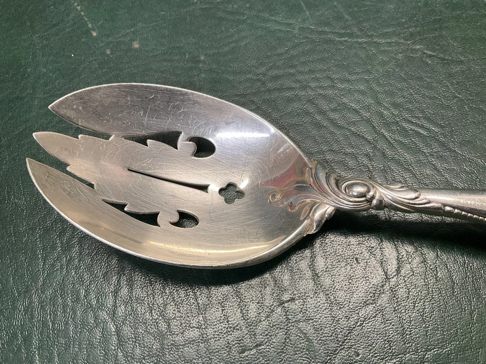 Cuchara perforada de plata esterlina Romance of the Sea de Wallace ~ 3,82 oz Foto 3 de 4