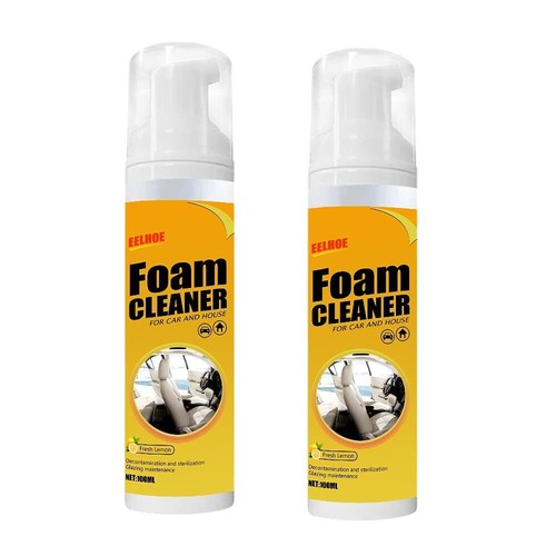 2Pcs Multipurpose Foam Cleaner Spray 100ml, Foam Cleaner for car and House Le...