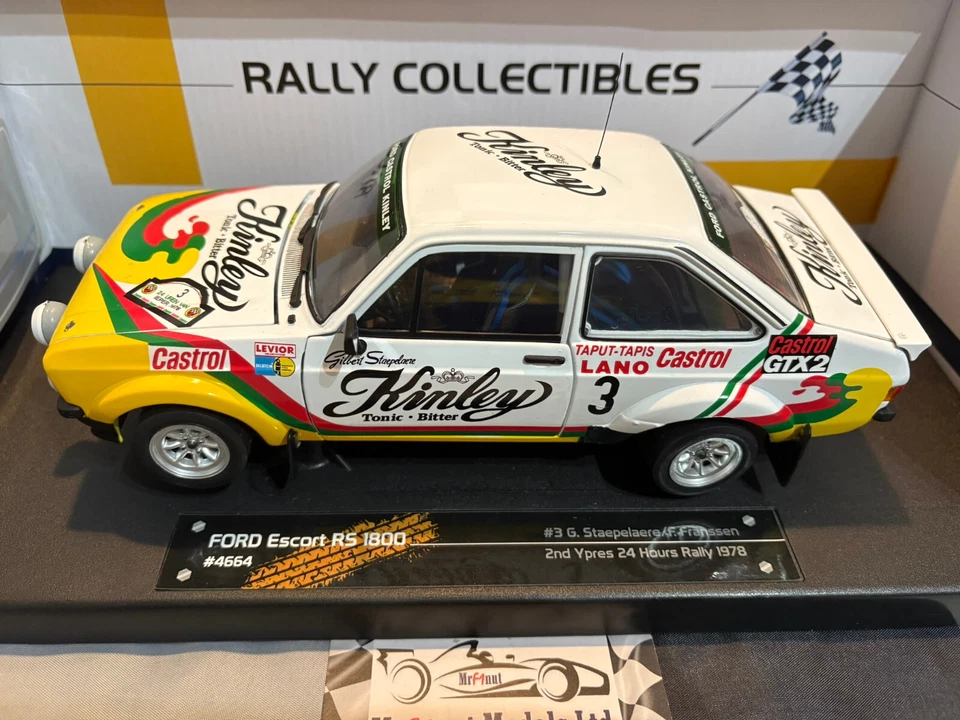 1:18 Sunstar H4664 G. Staepelaere Ford Escort RS1800 #3 2° Ypres 24H Rally 1978 - Immagine 4 di 4