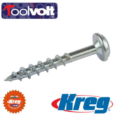 150 Kreg Sacklochschrauben SML-C125-150 Scheibenkopf grob 32mm 1-1/4'' -TOP UP
