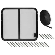 Stepvan Sliding Window Kit with sealant tape and rivets,  30"H x 35"W - RIGHT 