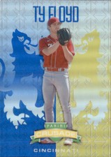 2024 Panini Crusade - BLUE Crusade Ty Floyd Cincinnati Reds #15