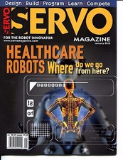 Servo Magazine January 2016 - Healthcare Robots: Where do we go from here? - NEW
