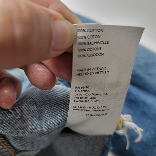 Chaqueta de mezclilla recortada para mujer BDG S/P 100 % algodón Urban Outfitters - Imagen 5 de 10