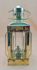 Messing Quadrat Anker &Ouml;llampe Maritim Maritim 11" Schiff Boot Licht Laterne G...