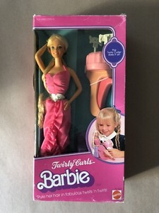 barbie twirly curls 1982