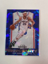 2019-20 Optic Uniformity Blue Cracked Ice #19 Ben Simmons NBA Basketball Card