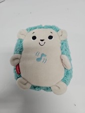 Fisher Price Calming Vibes Hedgehog Soother Vibration and Music Blue CLEAN