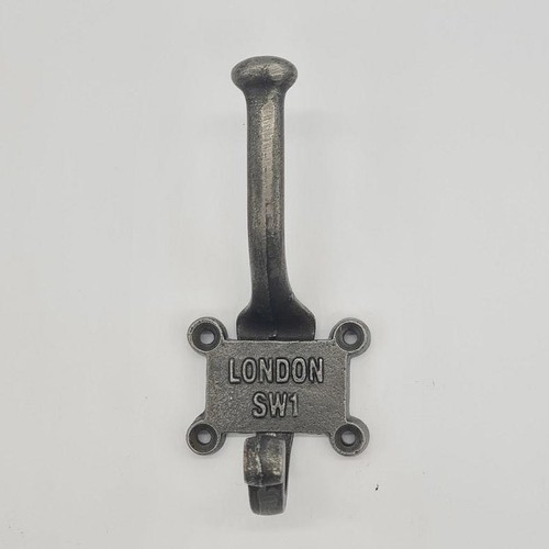 Antique Style Cast Iron Coat Hook LONDON SW1 - Picture 2 of 5