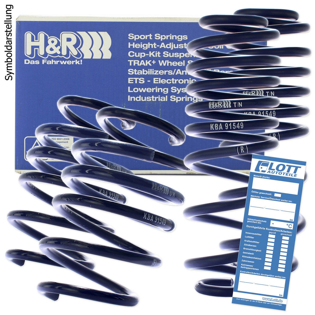 H&R Tieferlegungsfedern bis 45mm passend für BMW 3 (F30, F80) 4 