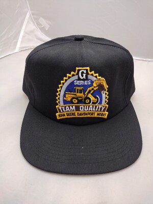 Vintage John Deere Construction G Series Team Quality Snapback Hat