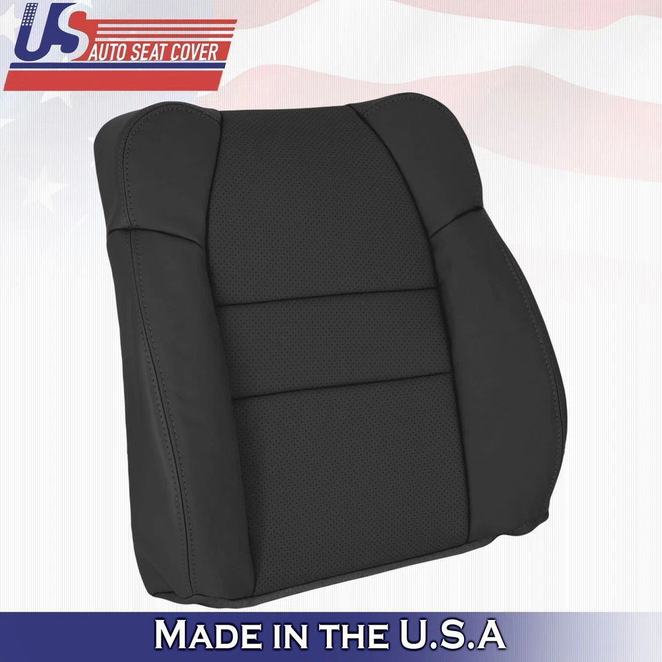 2001 2002 2003 For Acura MDX Driver Side Top Leather Seat Cover Black - Imagem 3 de 4