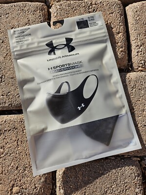 Under Armour SportsMask Featherweight Pitch Grey-Black Large/XLarge