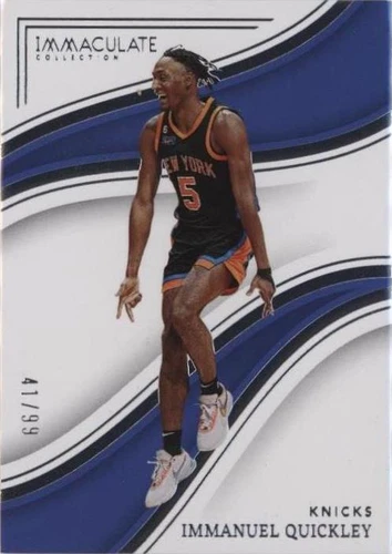2022-23 Panini Immaculate Collection - Immanuel Quickley #38
